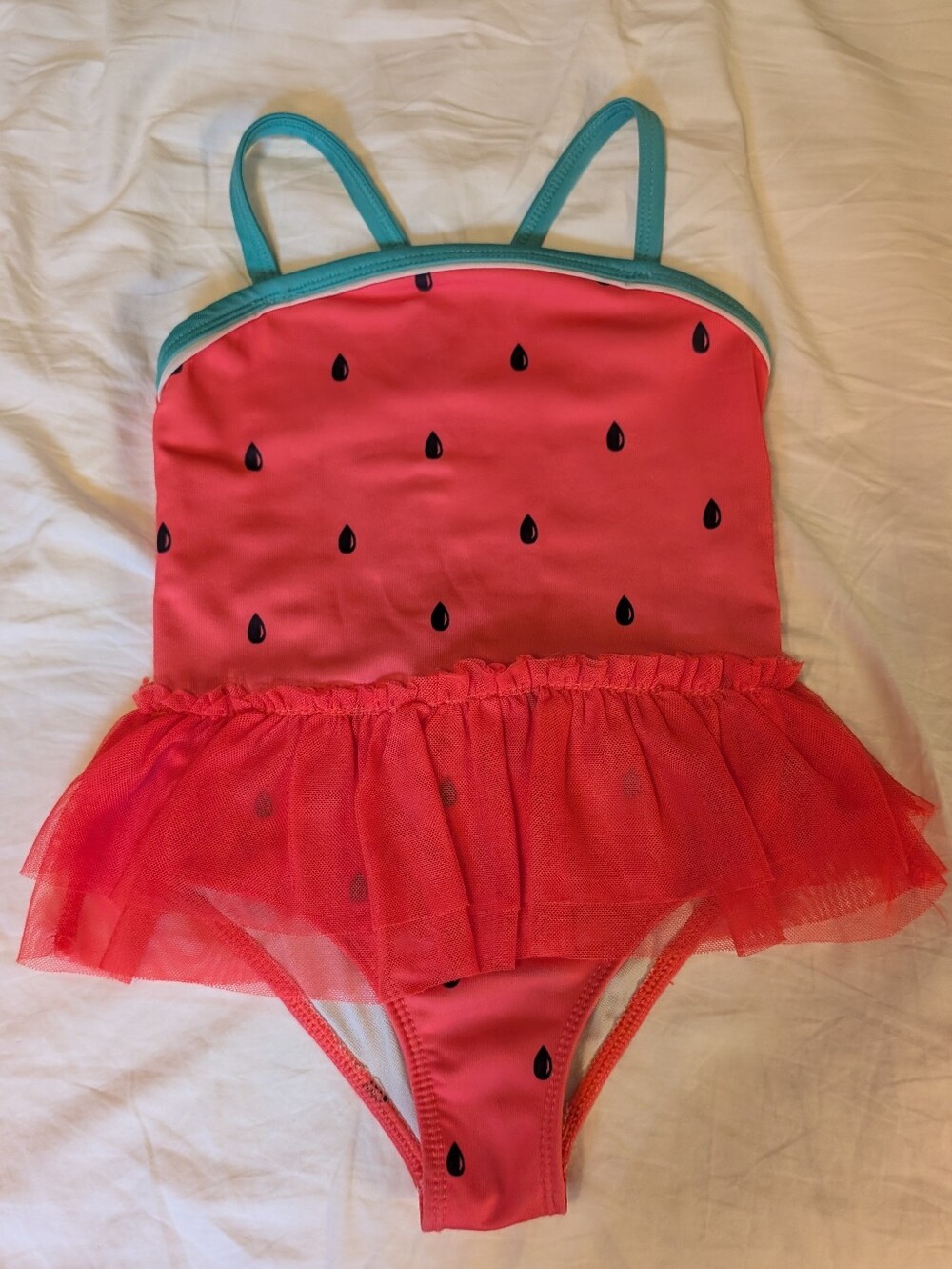 Penelope Mac Kids 🍉 Watermelon 🍉 Print One-Piece Swimsuit - 3T